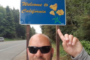 Dale Rule reached the California border July 2 on his walk to raise awareness for obesity. The 44-year-old from Camas vows to be at Sea World, in San Diego, by 8 p.m., Aug. 1.