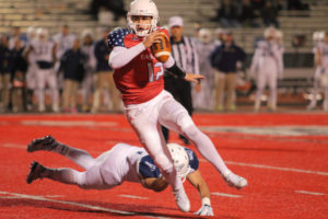 Reilly Hennessey is one of three quarterbacks competing for the starting position this season at Eastern Washington University. The Camas High School graduate completed 59 of his 91 passes for 773 yards and four touchdowns in five games played in 2015. (Photo courtesy of Eastern Washington University Athletics)