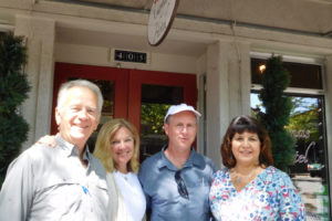 Tom and Karen Hall have sold the Camas Hotel to Dave and Terri Sauer (left to right). The Halls have owned the historic hotel and building at 405 N.E. Fourth Ave., for eight years. They plan to retire and spend more time visiting their family and traveling. 