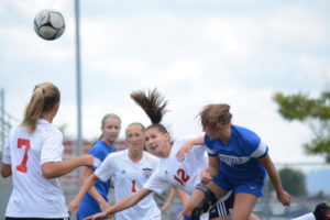 The Camas and Ridgefield girls soccer teams got a head start to the season Saturday, at Doc Harris Stadium. 