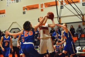 Beyonce Bea netted 19 points and grabbed 13 rebounds to help the Washougal girls basketball team beat Ridgefield 54-41 Friday, at home. 