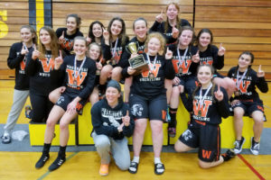 The Washougal girls wrestling team won its sixth Clark County Championship in a row Saturday, at Hudson's Bay High School, in Vancouver. 