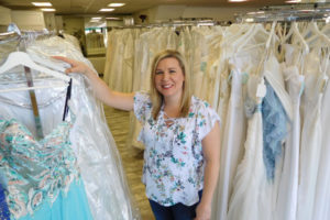 Anna Baldwin, owner of Your Big Day, has more than 1,000 dresses at her store in Camas. They include bridal, bridesmaids and prom gowns that can be tried on and taken home on the same day. A seamstress is available to make alterations on Wednesdays. 