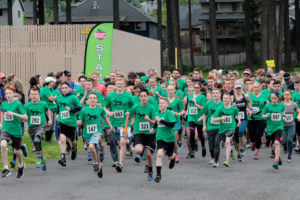 The 14th annual Student Stride for Education had record participation levels, with 631 toeing the line to raise $17,000 for classroom grants and scholarships in Washougal. "We are absolutely thrilled to see the community involvement in this event because it represents a commitment to enhancing the quality of education in our community by families and businesses," said Stephanie Eakins, event director. "Student runners and 5K run/walk participation fund the event, while our generous sponsors make up the total amount raised for classrooms." Since its inauguration in 2004, the WSF Stride has become a popular community event, and the primary fundraising activity for the Washougal Schools Foundation. (Photo by Greg Brown)