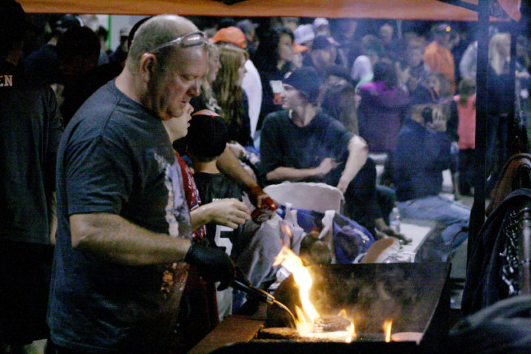 Charbroiled burgers are a fan favorite at Fishback Stadium in Washougal.