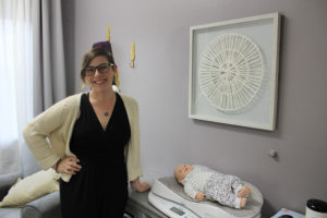 Bryna Sampey stands in the site of her new Doula My Soul office, inside the Peace Yourself Together Wellness Center at 506 N.E. Everett St., in downtown Camas.