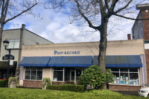 The Camas-Washougal Post-Record office building, located at 425 N.E. Fourth Ave., in downtown Camas, will be sold. Staff plan to relocate to the Columbian daily newspaper offices in Vancouver by the end of May.