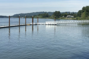 The Steamboat Landing dock in Washougal is pictured in 2019, after a two-year closure and $1.5 million worth of repairs. (Post-Record file photo)