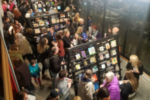 Contributed photo courtesy of Downtown Camas Association 
 An overhead view of the 2019 Little Art Camas event. This year's two-day community exhibition of original small-scale artworks created by local artists, will be held from 5 to 9 p.m. Friday, Feb. 21, and from noon to 5 p.m. Saturday, Feb. 22, at Fuel Medical, 314 N.E Birch St., Camas. (Contributed photo courtesy of the Washougal School District)