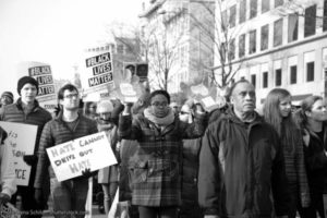 Activists march at a Black Lives Matter rally in 2019. (Contributed photo courtesy of the ACLU)