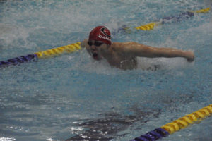 Camas senior Jaden Kim finished second in the 100-meter butterfly event at the 4A state championships in Federal Way on Feb. 22. (Post-Record file photo)