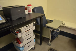 Contributed photo courtesy of Washougal Police Department 
 The Washougal Police Department has set aside a room in its station for trained officers to draw blood from people suspected of driving under the influence of alcohol and/or drugs.