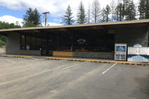 (Doug Flanagan/Post-Record) Camas Produce is closed on Friday, May 15, after sustaining damage caused by a delivery vehicle. 