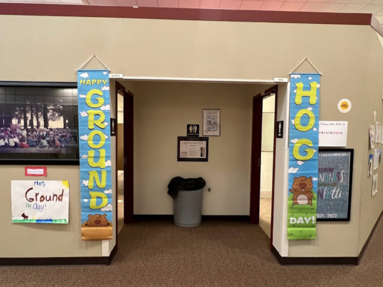 Led by second-grade teacher and official "Groundhog Ambassador" Julie Savelesky, the entire Dorothy Fox Elementary School in Camas got into the fun of Groundhog Day on Wednesday, Feb. 2, 2022.