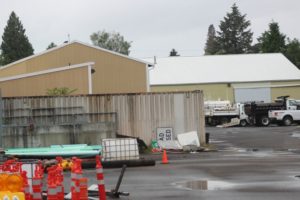 The city of Washougal has proposed a series of remodels and upgrades to its operations center buildings, pictured here in May 2022. Short-term repairs on the buildings could cost the city between $1.5 million and $1.8 million. (Doug Flanagan/Post-Record)