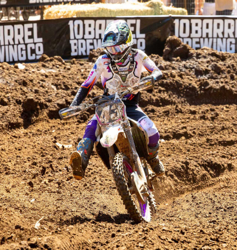 Washougal native Levi Kitchen competes in the 2023 Pro Motocross Championship MotoSport.com Washougal National event July 22, 2023, at Washougal Motocross Park.