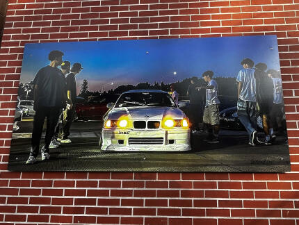 "Car Culture" by Xander Acain, pictured May 31, 2024, is part of the new Camas Culture Art Block presented by the Downtown Camas Association and Ziply Fiber.