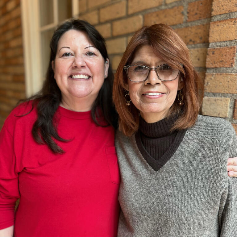 Betty Gabel (left) and Sandra Renner recorded a conversation in 2024 for the East County Citizens Alliance&rsquo;s East County Voices project.