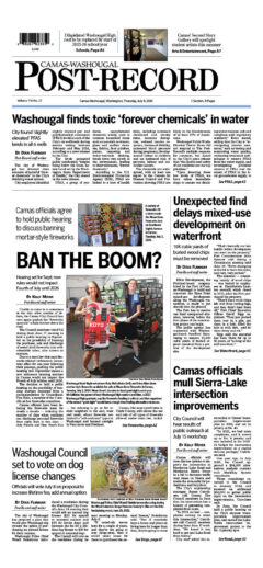July 4, 2024 Camas-Washougal Post-Record newspaper front page