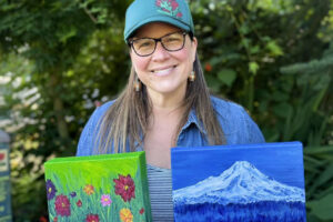 Washougal resident Susan Fronckowiak will participate in her first art show at the 2024 Washougal Art and Music Festival, to be held Saturday, Aug. 10, 2024, in Reflection Plaza. (Contributed photo courtesy Susan Fronckowiak)