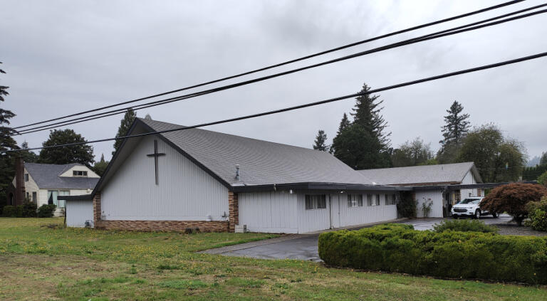 The Camas Church of the Nazarene (CCN) and the Tumwater, Washington-based Washington Pacific District Church of the Nazarene (WPDCN), owners of The Outpost (above) in Washougal, have put the building up for sale and will close The Outpost on Thursday, Oct. 31, according to Washougal resident Pam Clark.