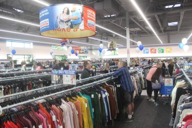 Doug Flanagan/Post-Record 
 The Washougal Goodwill superstore features 10,000 square feet of retail space.