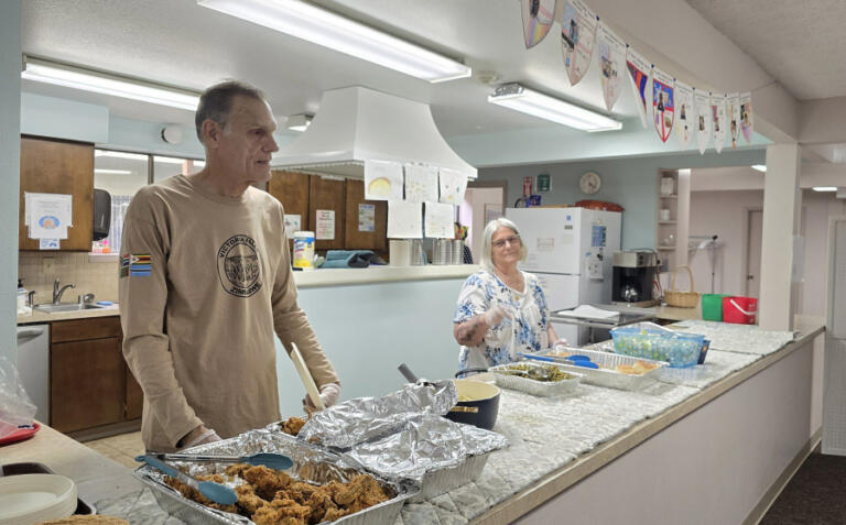 Contributed photo courtesy of Refuel Washougal
Refuel Washougal volunteers serve meals at St. Anne&rsquo;s Episcopal Church in Washougal on Sept. 13, 2024.