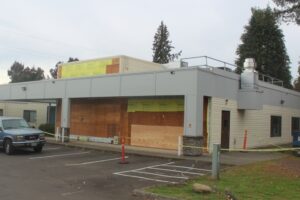 Renovation work has begun at the Washougal Community Center, which will be closed for at least the next eight weeks. (Doug Flanagan/Post-Record)