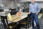 Dave Fletcher, owner of One Stop Home Furnishings in Camas, stands inside his 70-year-old family business, Monday, Oct. 14, 2024. (Kelly Moyer/Post-Record)