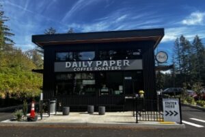 Daily Paper Coffee Roasters, located at 3016 N.E. Everett St., in Camas, opened in September 2024. (Kelly Moyer/Post-Record) 