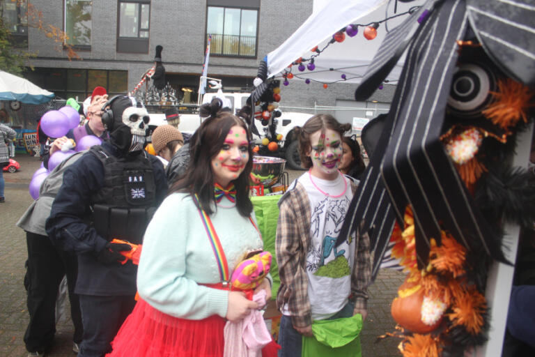 Revelers walk through downtown Washougal during the Washougal Trick or Treat on Main Street event on Oct. 31, 2024. (Photos by Doug Flanagan/Post-Record)