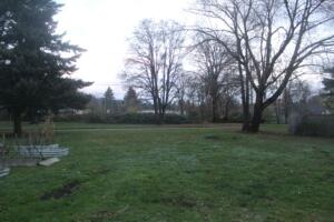 Washougal Police Chief Wendi Steinbronn says unhoused individuals are using the grassy area behind Washougal City Hall (pictured above) “as their public toilet.”