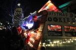 Visitors to the 2024 Hometown Holidays celebration in downtown Camas buy cookies following the city of Camas&rsquo; annual tree lighting event, Dec. 6, 2024.